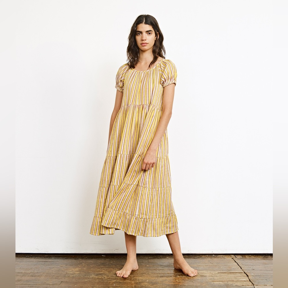 Ace & Jig Noah Dress Avalon Yellow Size Small